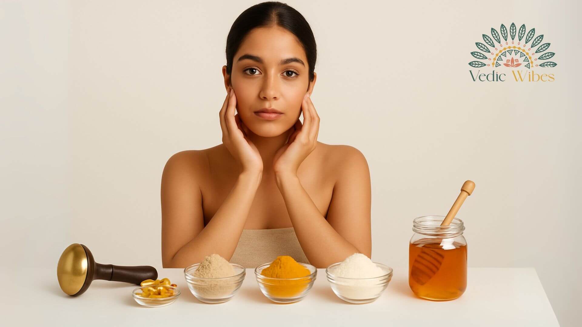 If you’re feeling fancy, here are a few things you can try: Use a Kansa wand to enhance the massage. Mix a drop of vitamin E oil with your face oil if you have dark spots. Once a week, exfoliate with homemade rice flour and honey before the massage. But again — these are optional. Not required.