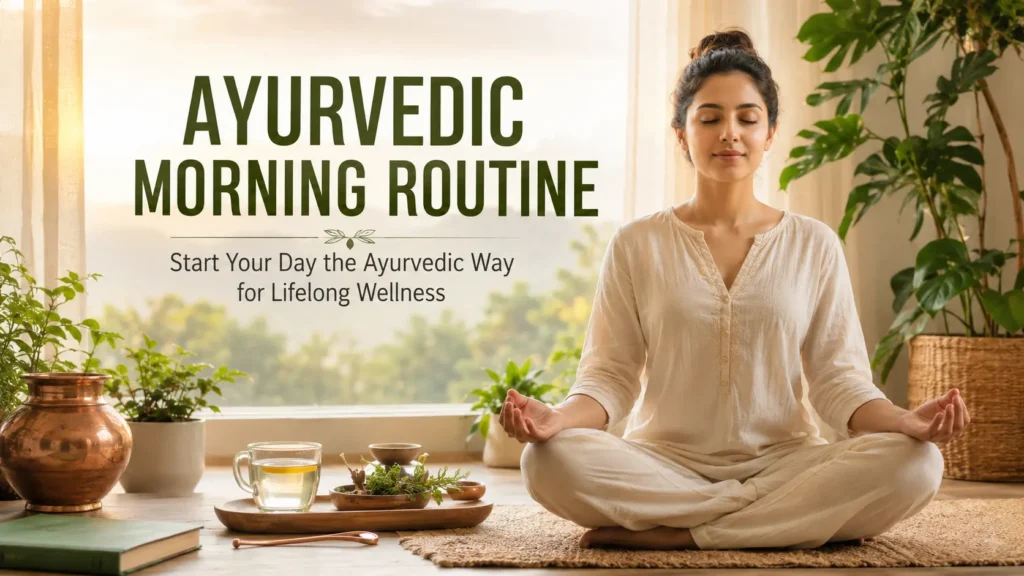 Ayurvedic morning routine and wellness with Vedicwibes
