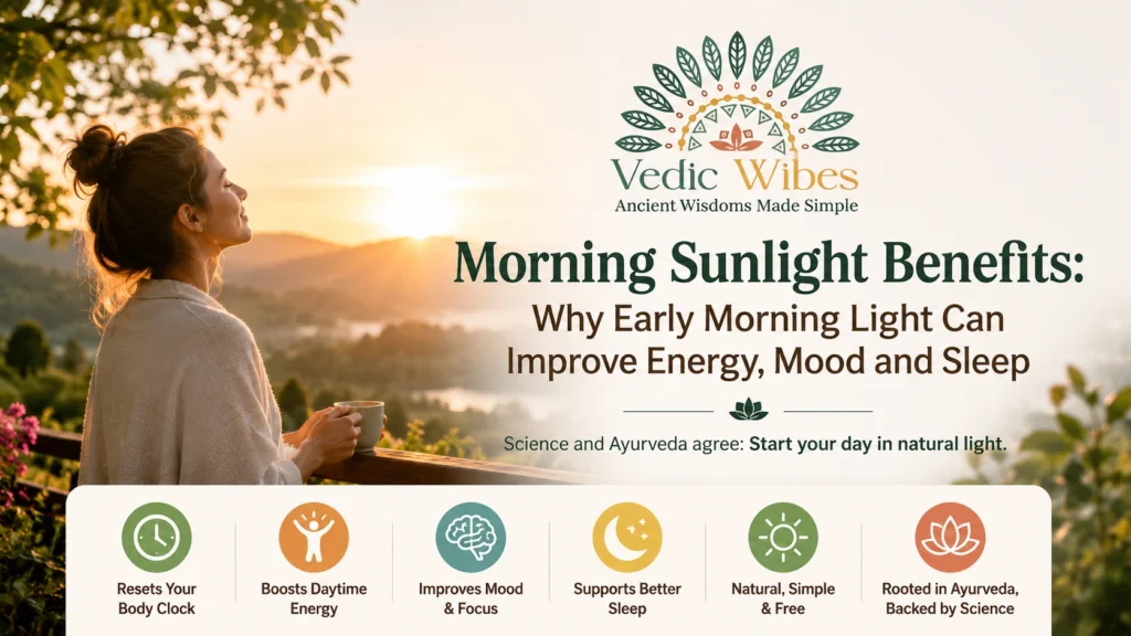 Morning Sunlight benefits with Vedic wibes
