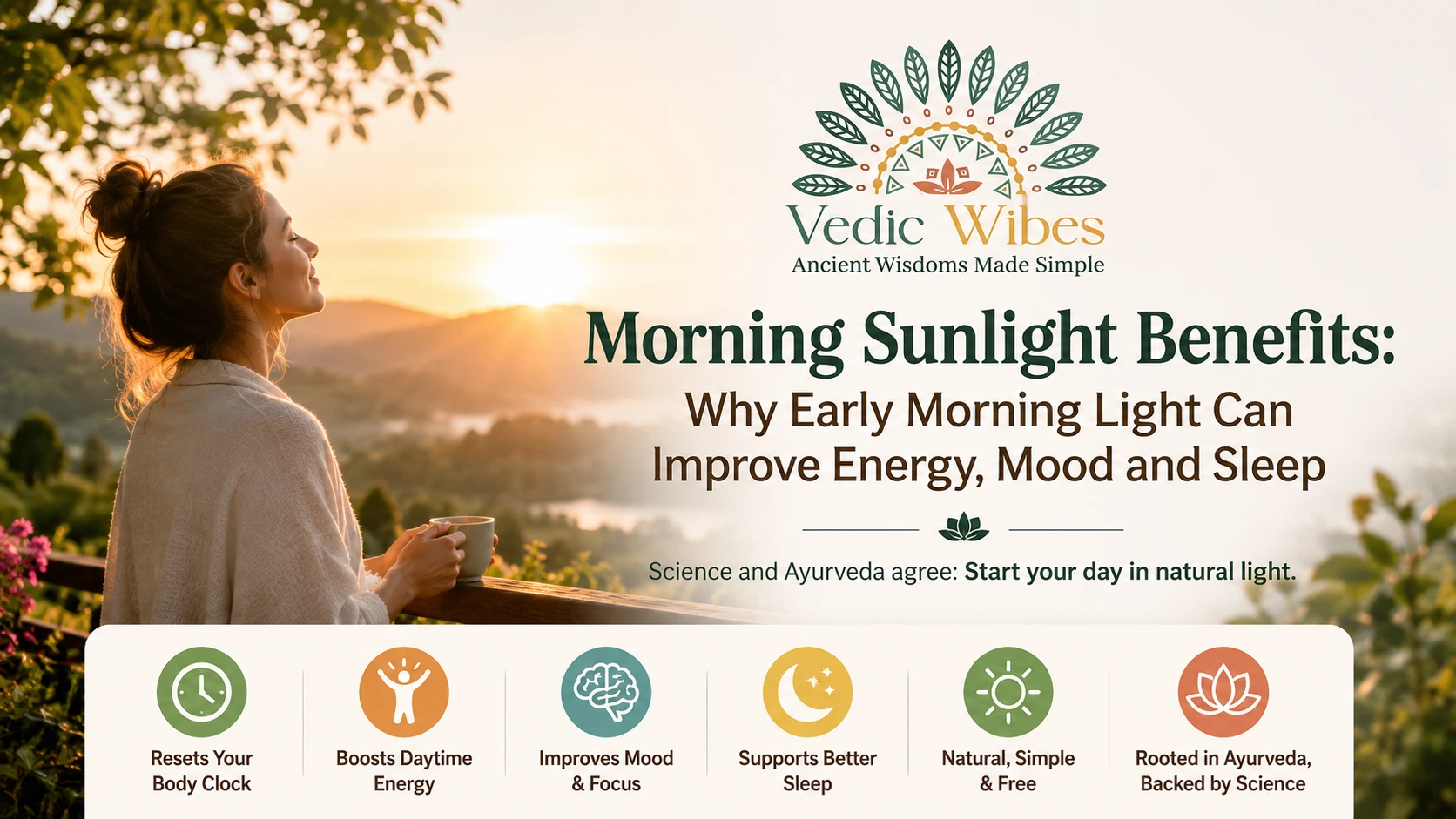 Morning Sunlight benefits with Vedic wibes