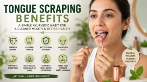 tongue scraping benefits by Vedicwibes